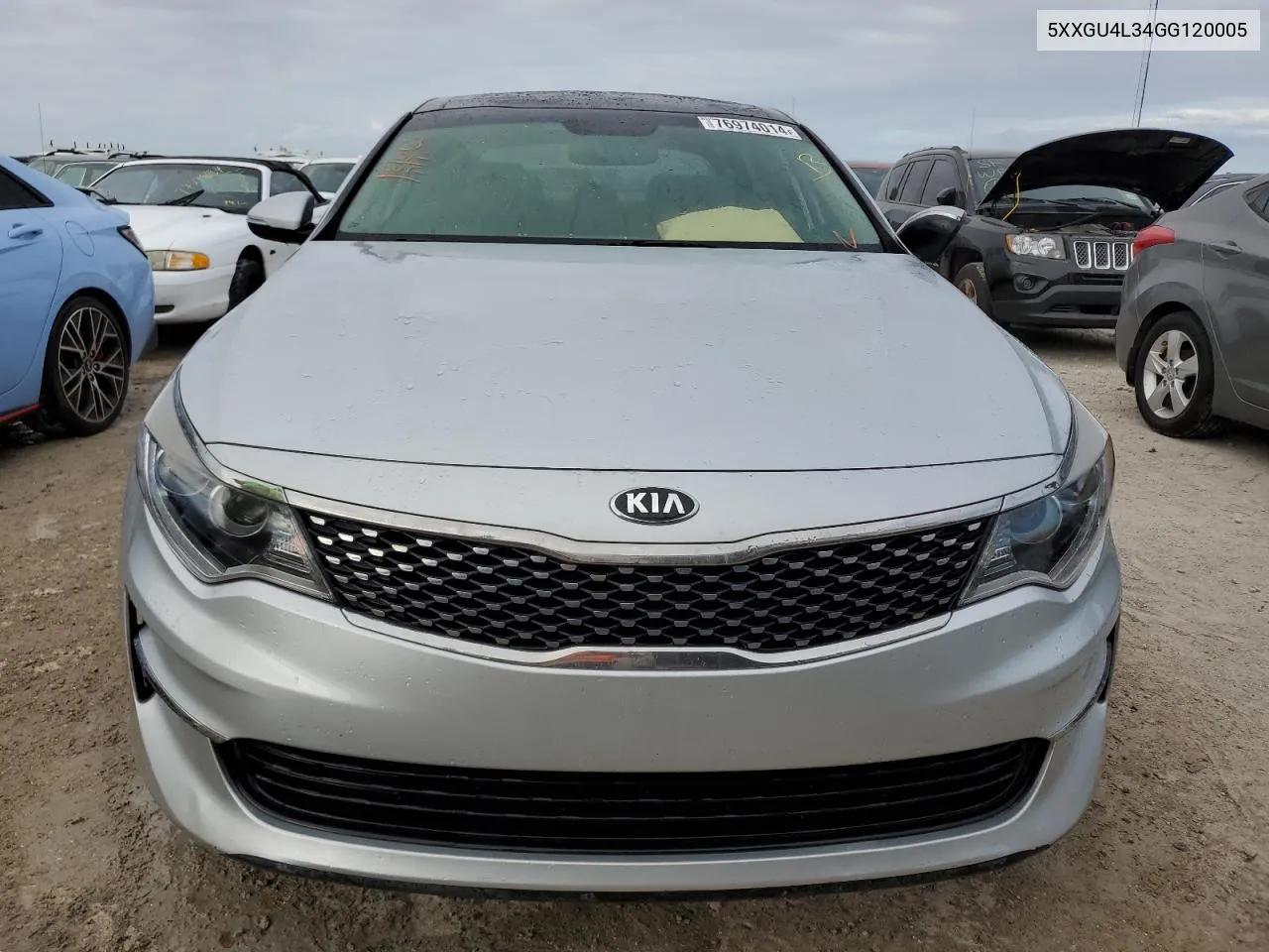 5XXGU4L34GG120005 2016 Kia Optima Ex