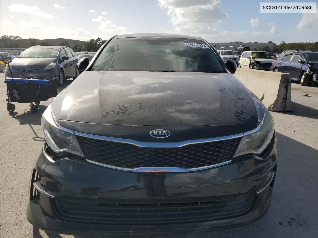 2016 Kia Optima Lx VIN: 5XXGT4L36GG109686 Lot: 76996224