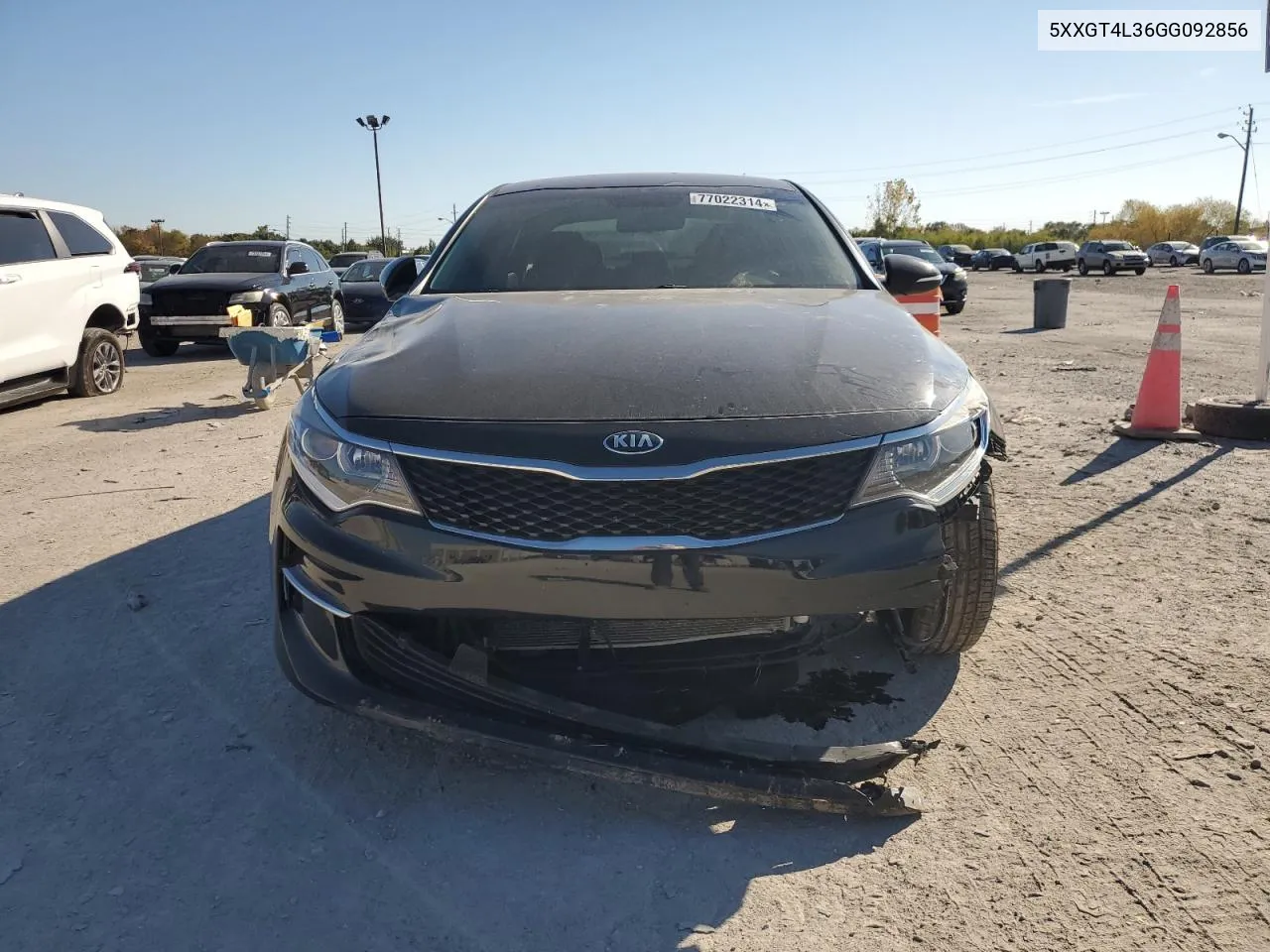 2016 Kia Optima Lx VIN: 5XXGT4L36GG092856 Lot: 77022314