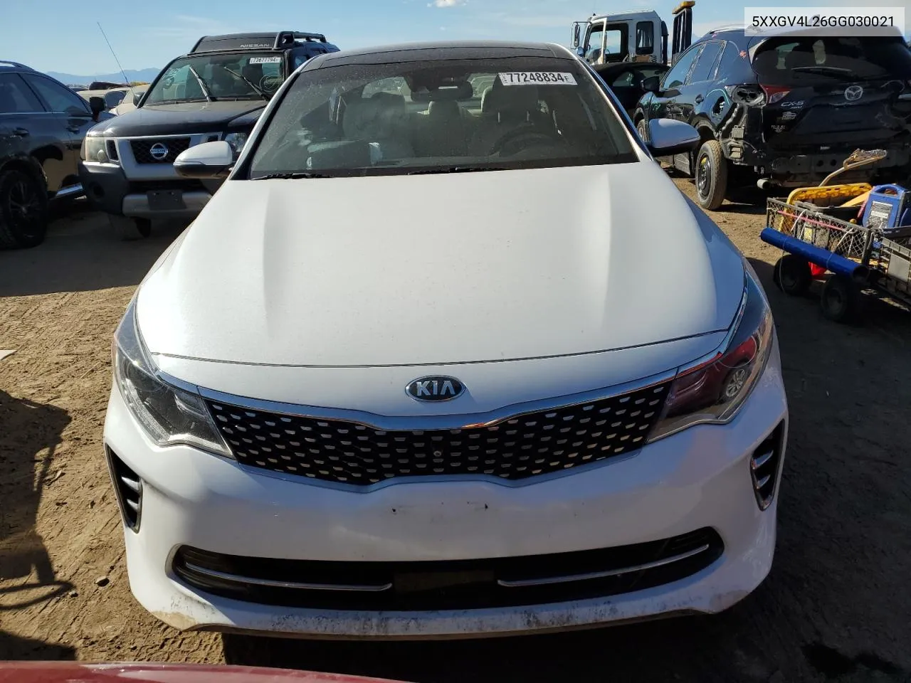 2016 Kia Optima Sxl VIN: 5XXGV4L26GG030021 Lot: 77248834