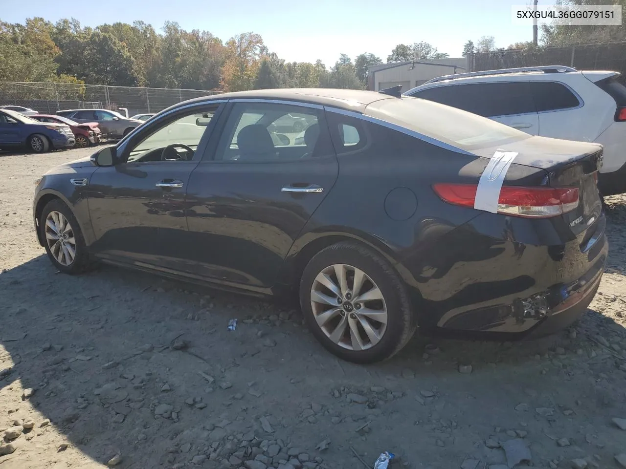 2016 Kia Optima Ex VIN: 5XXGU4L36GG079151 Lot: 77279074