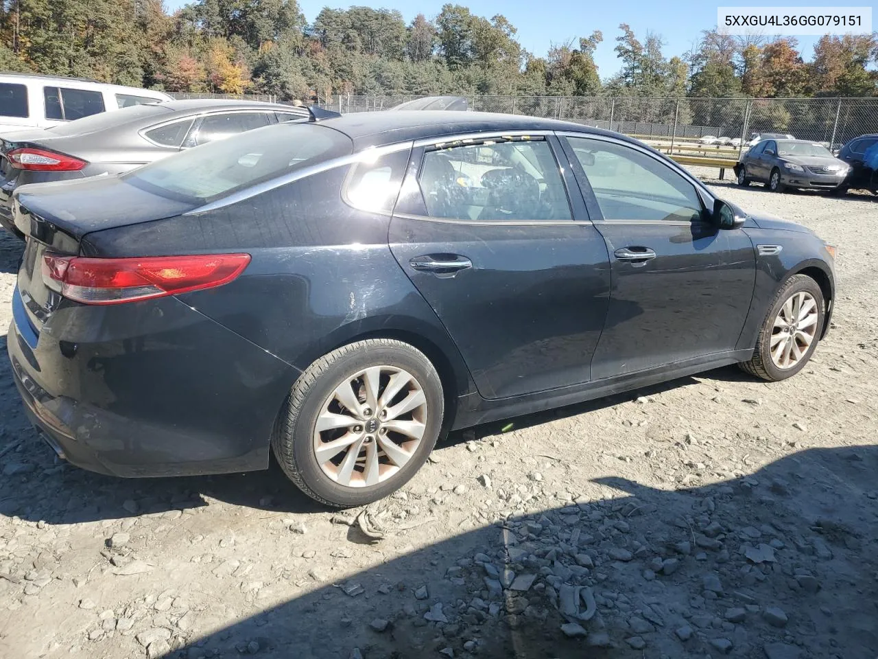 2016 Kia Optima Ex VIN: 5XXGU4L36GG079151 Lot: 77279074