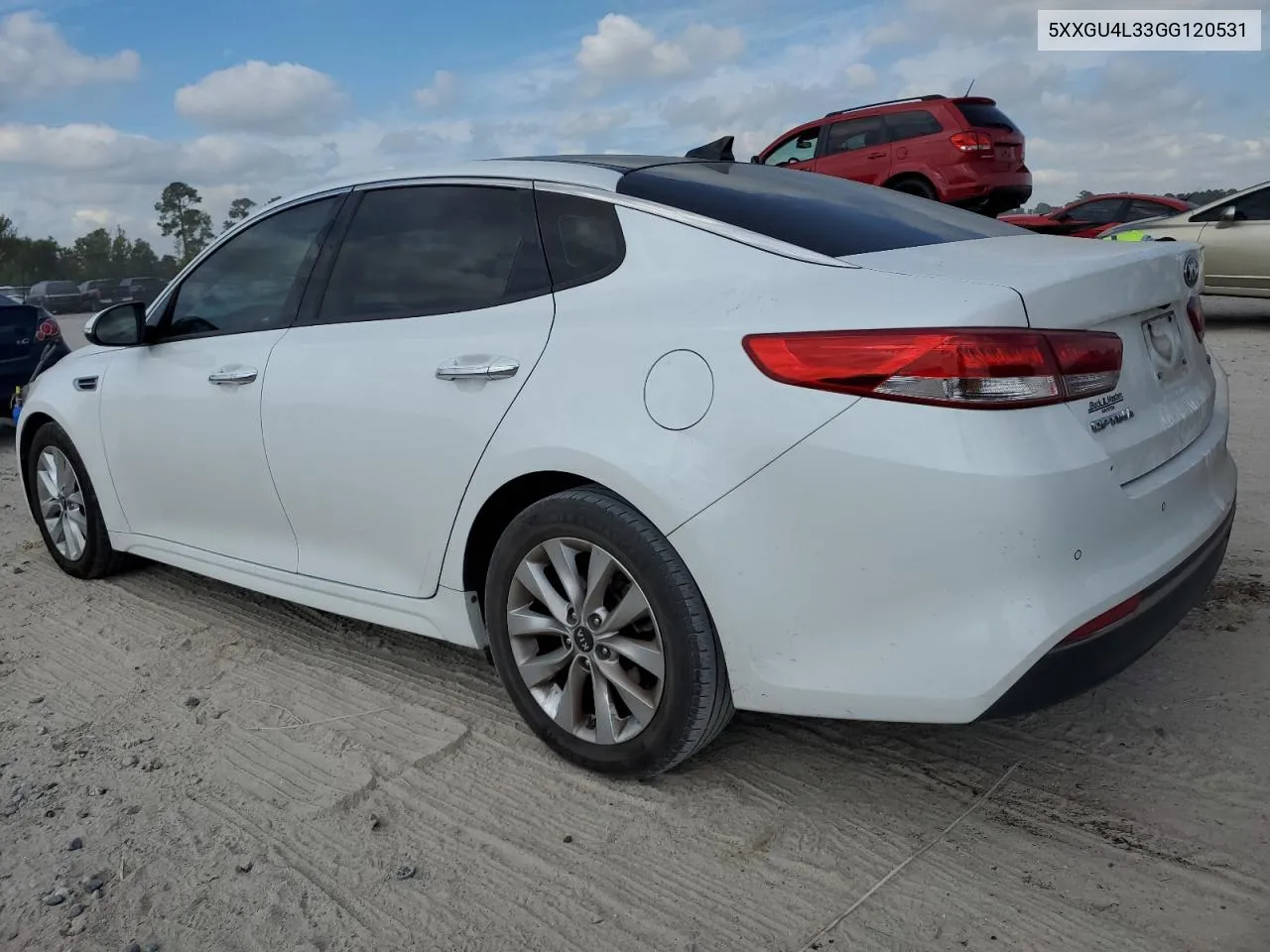 5XXGU4L33GG120531 2016 Kia Optima Ex