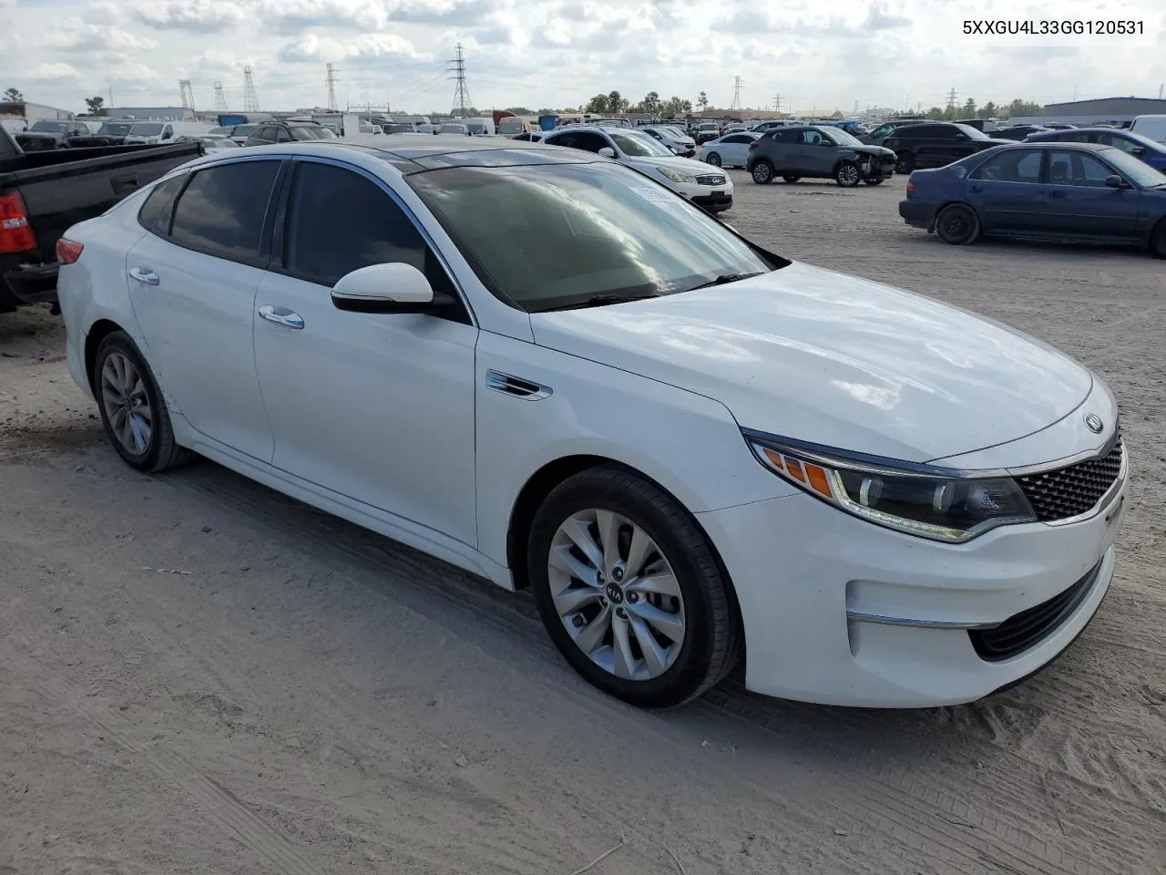 5XXGU4L33GG120531 2016 Kia Optima Ex