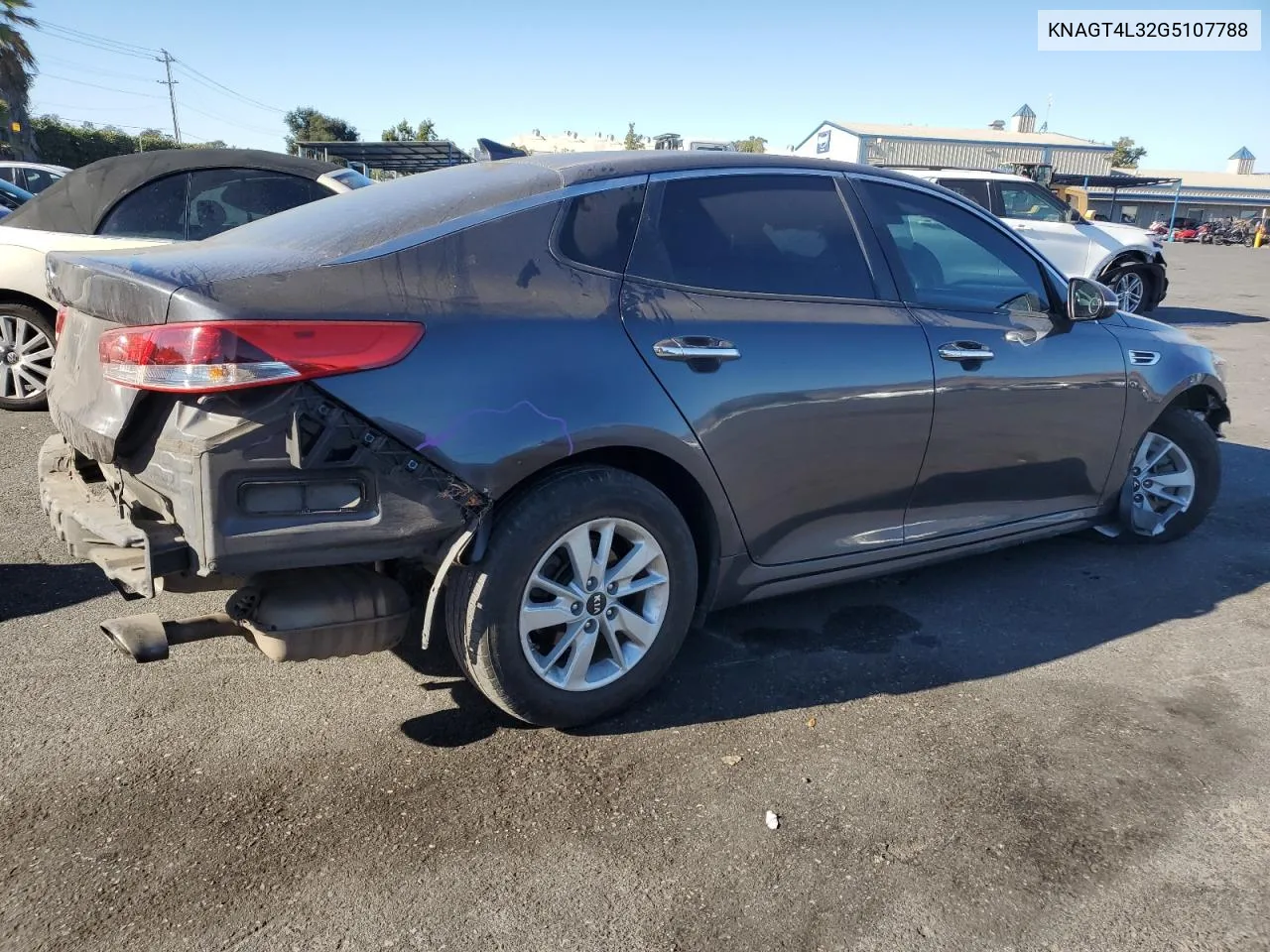 2016 Kia Optima Lx VIN: KNAGT4L32G5107788 Lot: 77567744