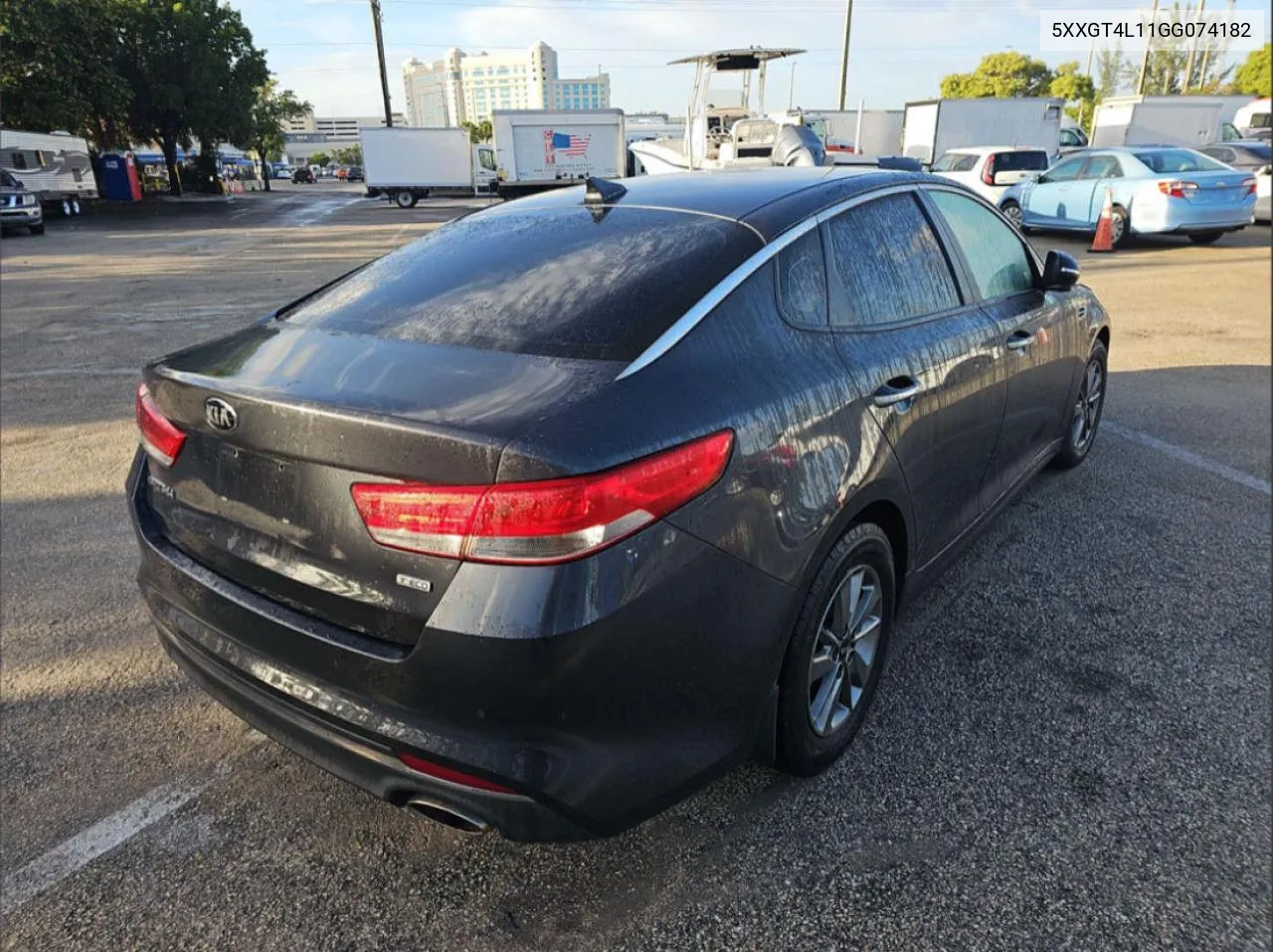 2016 Kia Optima Lx VIN: 5XXGT4L11GG074182 Lot: 77714844