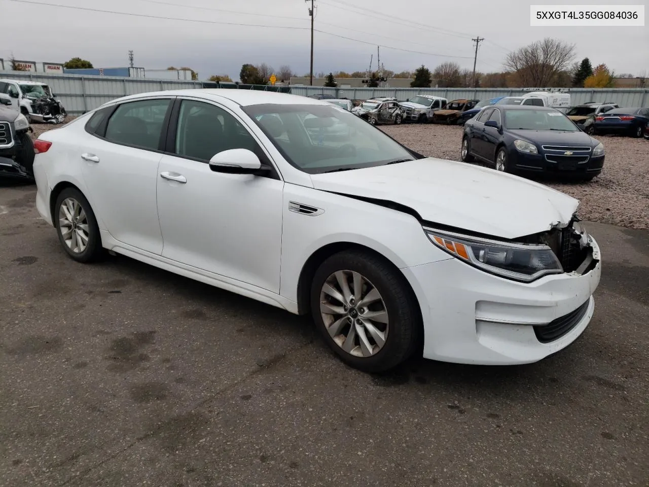 5XXGT4L35GG084036 2016 Kia Optima Lx