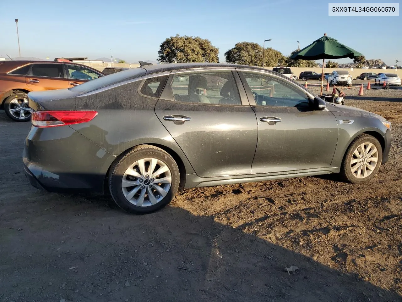 2016 Kia Optima Lx VIN: 5XXGT4L34GG060570 Lot: 78006794