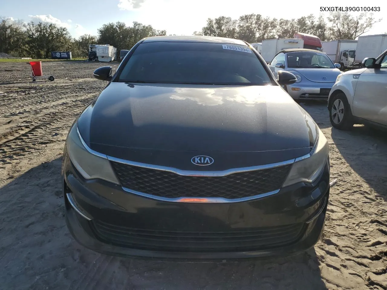 2016 Kia Optima Lx VIN: 5XXGT4L39GG100433 Lot: 78051394