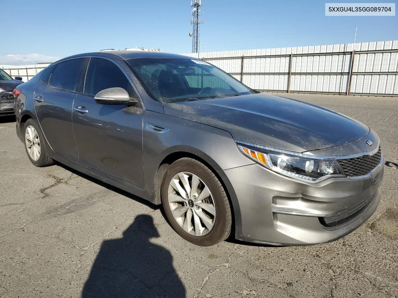 2016 Kia Optima Ex VIN: 5XXGU4L35GG089704 Lot: 78072864