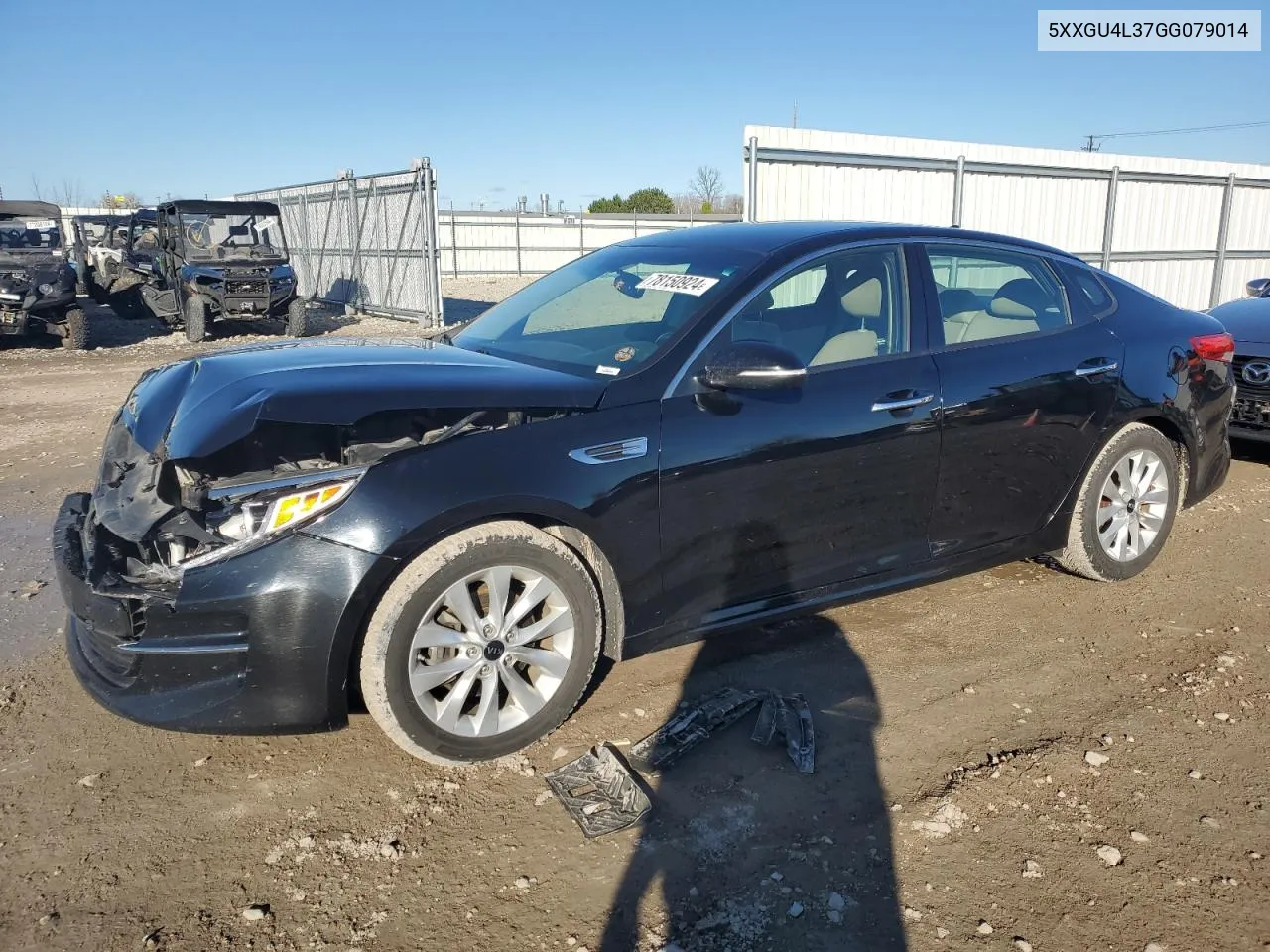 5XXGU4L37GG079014 2016 Kia Optima Ex