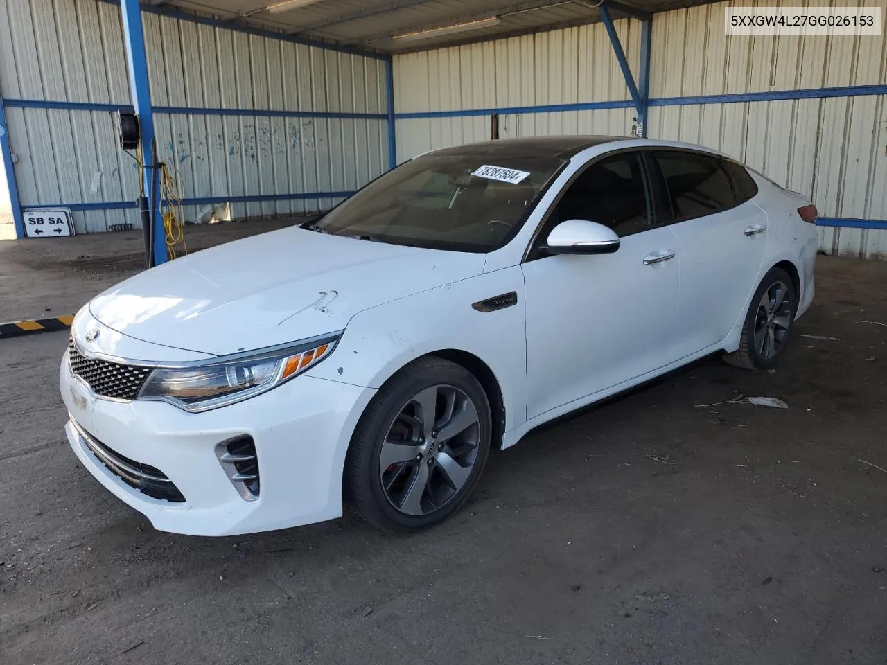 2016 Kia Optima Sx VIN: 5XXGW4L27GG026153 Lot: 78287504