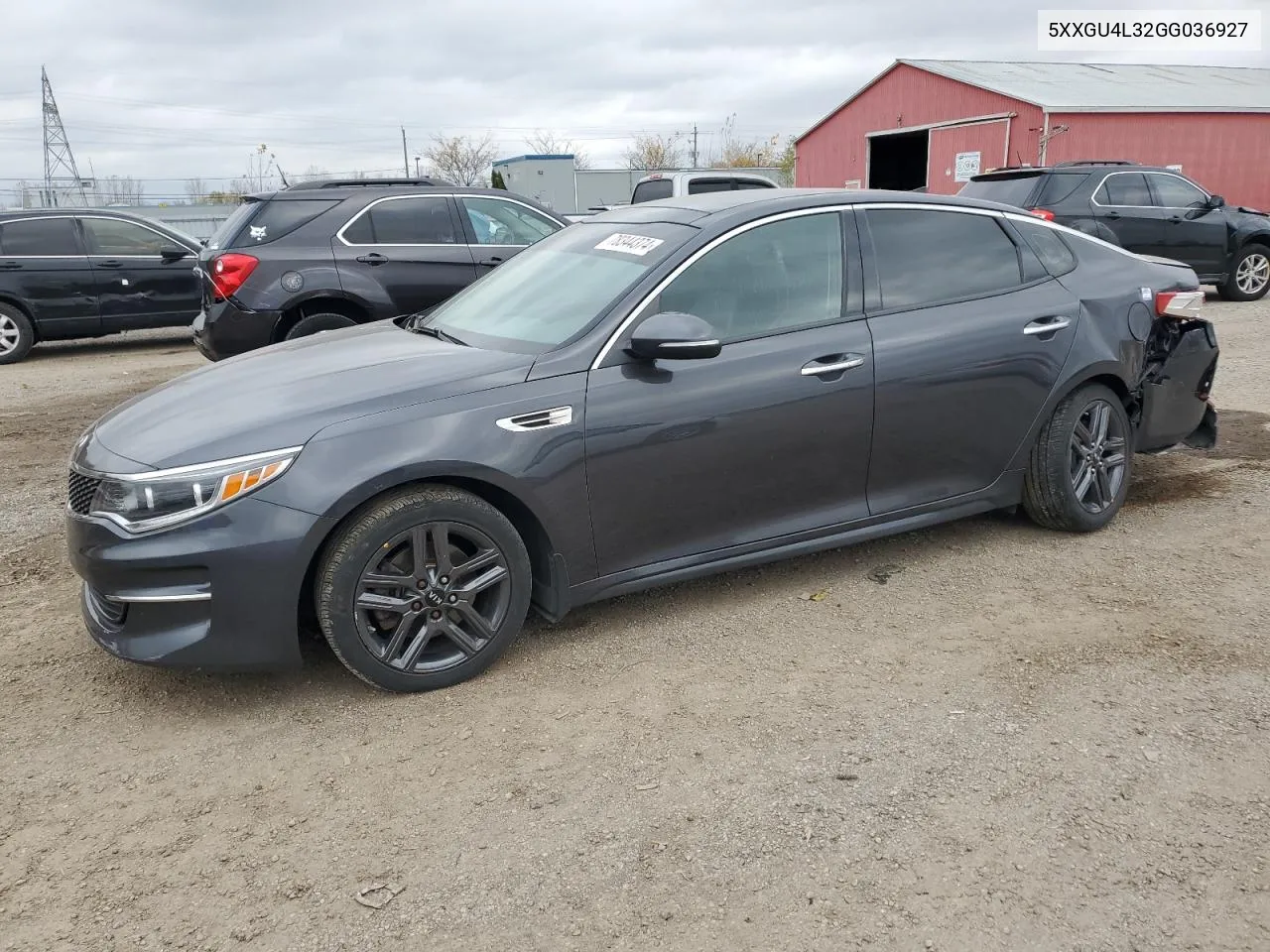 2016 Kia Optima Ex VIN: 5XXGU4L32GG036927 Lot: 78344374