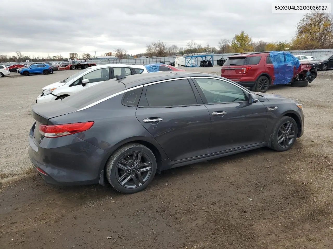 2016 Kia Optima Ex VIN: 5XXGU4L32GG036927 Lot: 78344374