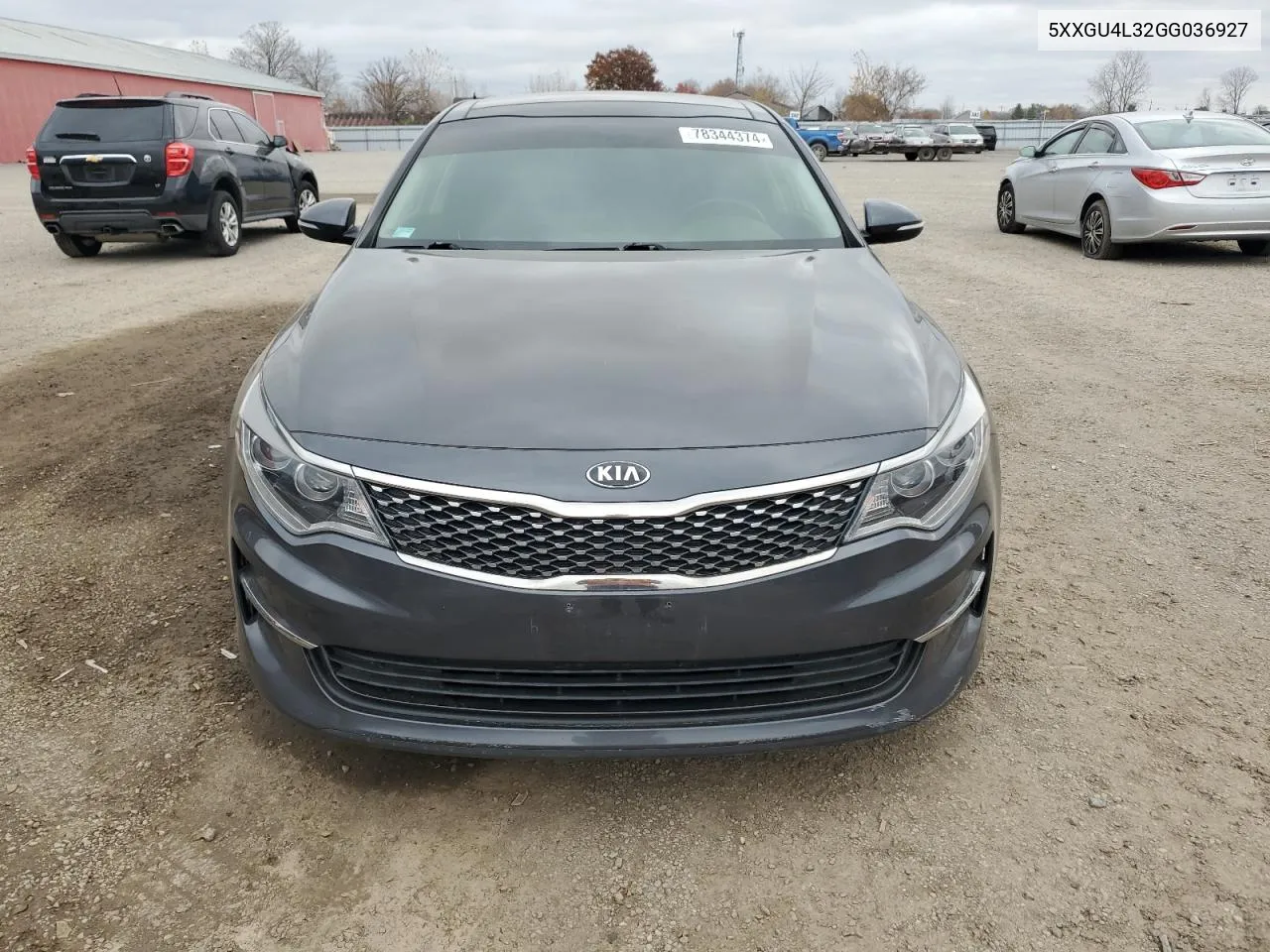 2016 Kia Optima Ex VIN: 5XXGU4L32GG036927 Lot: 78344374