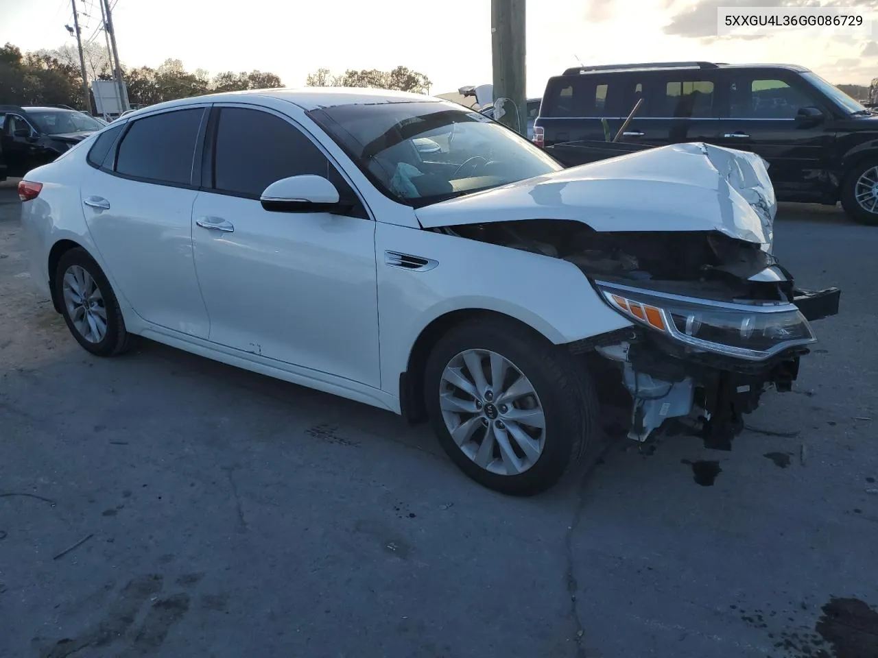 2016 Kia Optima Ex VIN: 5XXGU4L36GG086729 Lot: 78446414