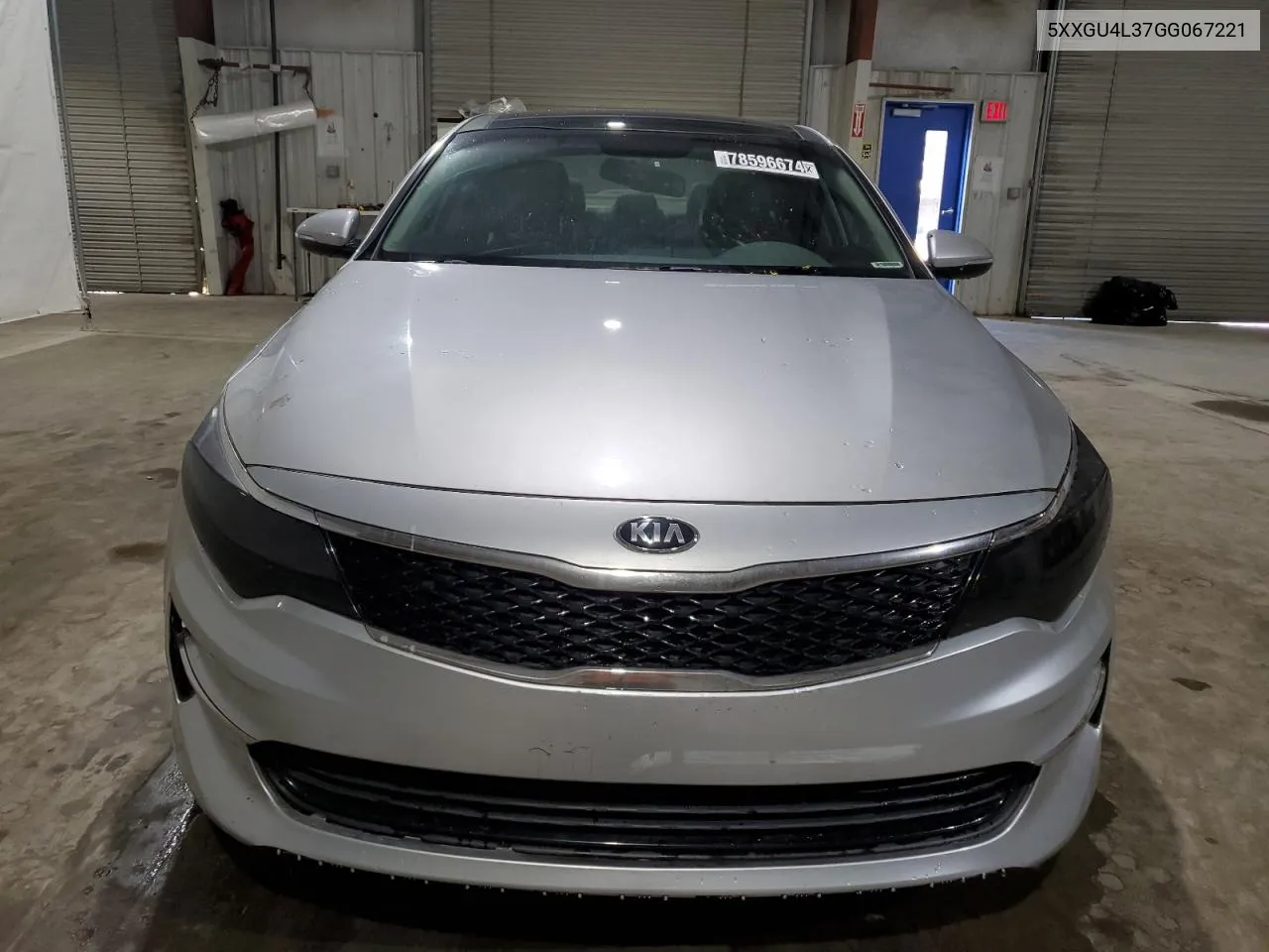 2016 Kia Optima Ex VIN: 5XXGU4L37GG067221 Lot: 78596674