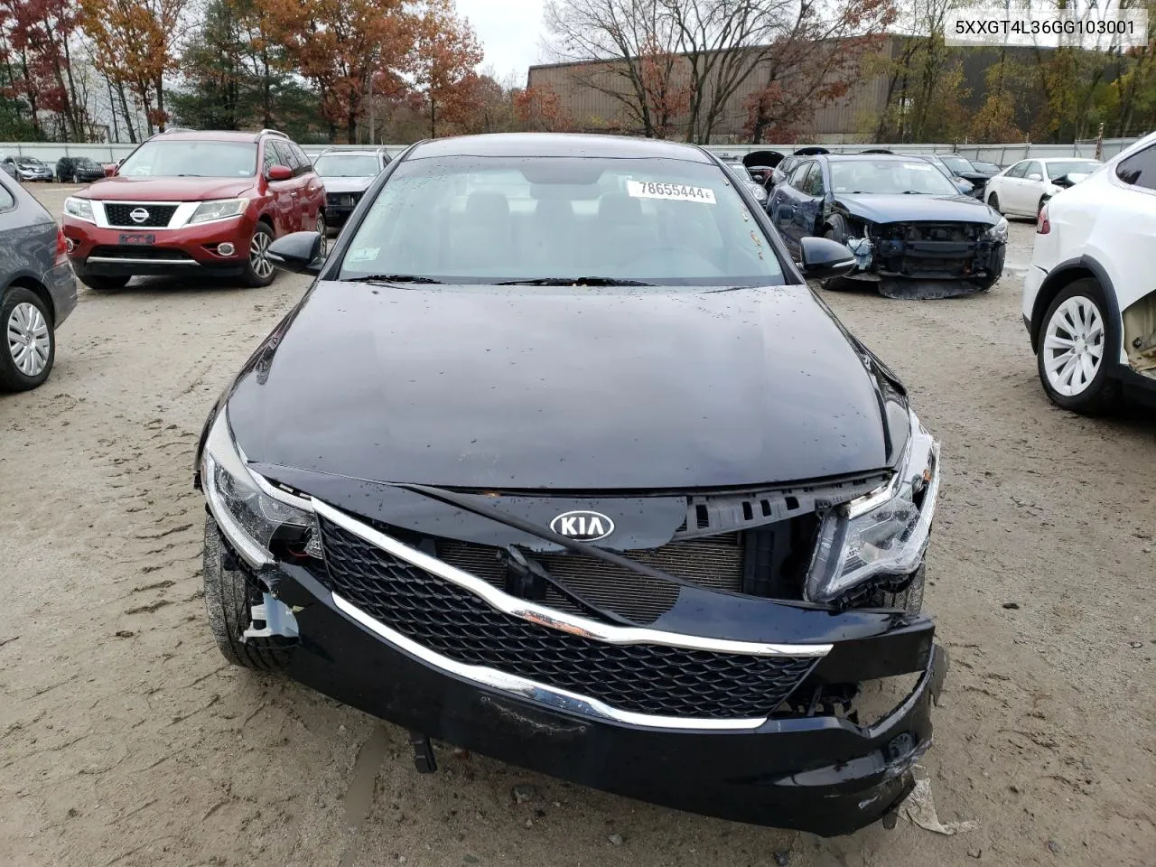 2016 Kia Optima Lx VIN: 5XXGT4L36GG103001 Lot: 78655444