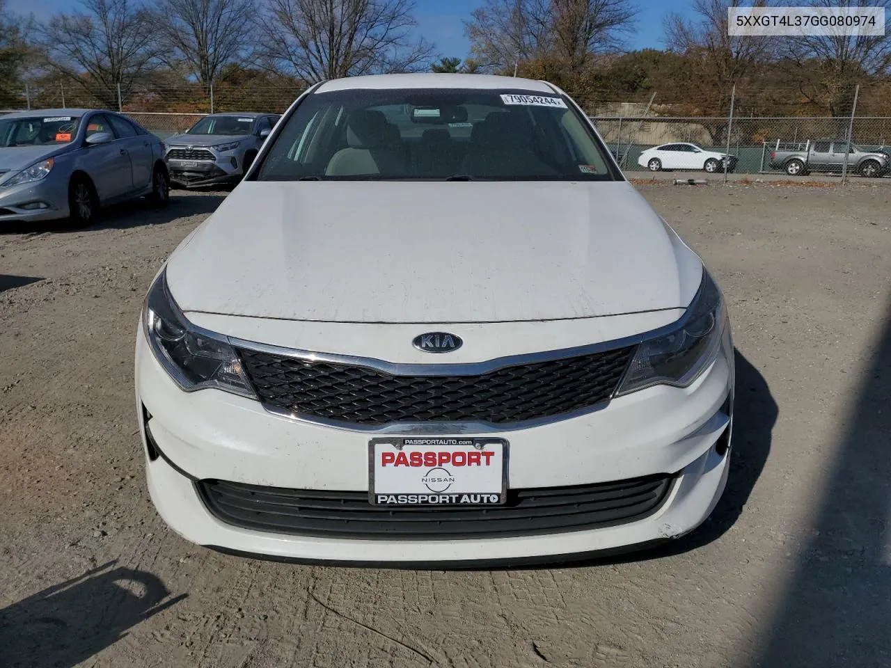 2016 Kia Optima Lx VIN: 5XXGT4L37GG080974 Lot: 79054244