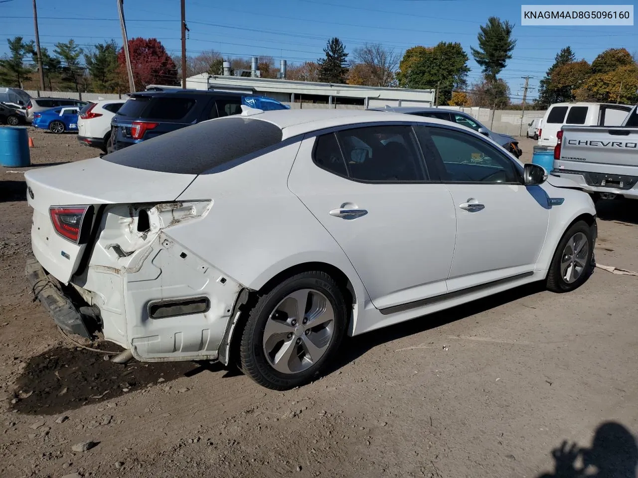 2016 Kia Optima Hybrid VIN: KNAGM4AD8G5096160 Lot: 79064524