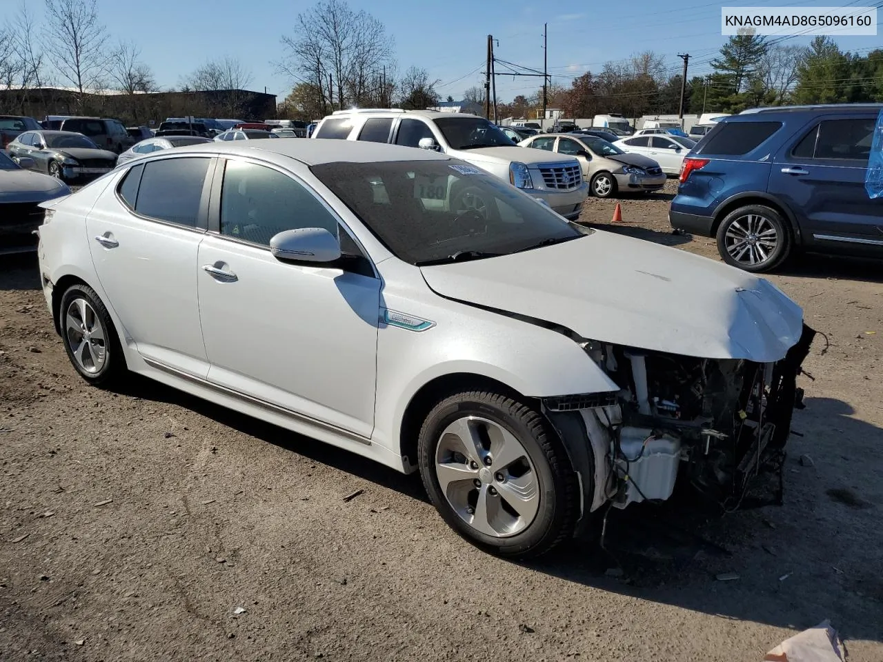 2016 Kia Optima Hybrid VIN: KNAGM4AD8G5096160 Lot: 79064524