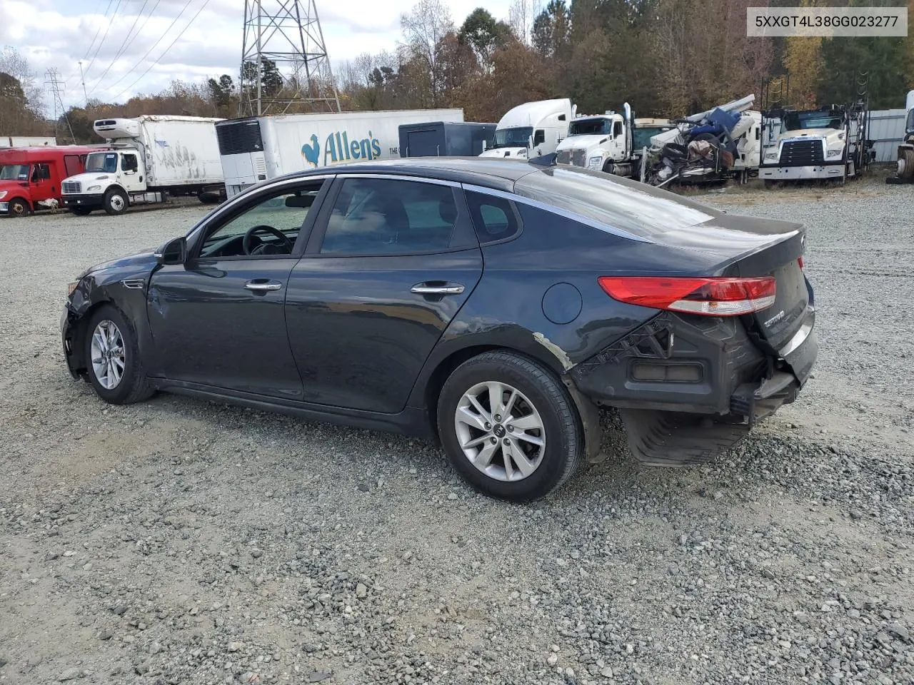 2016 Kia Optima Lx VIN: 5XXGT4L38GG023277 Lot: 79147244