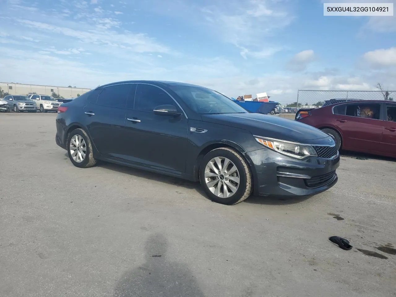 2016 Kia Optima Ex VIN: 5XXGU4L32GG104921 Lot: 79288084