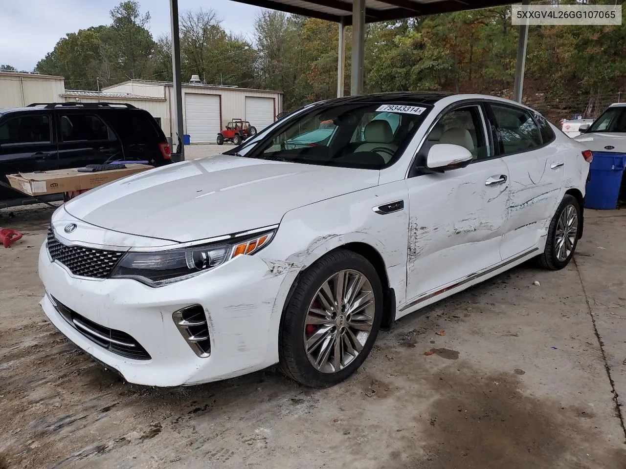 2016 Kia Optima Sxl VIN: 5XXGV4L26GG107065 Lot: 79343314