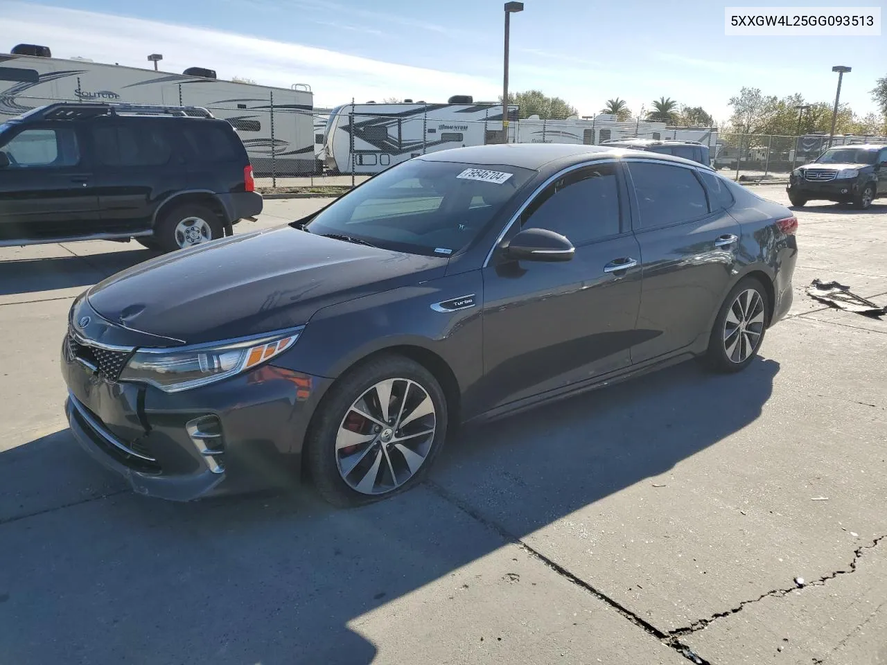 2016 Kia Optima Sx VIN: 5XXGW4L25GG093513 Lot: 79546704