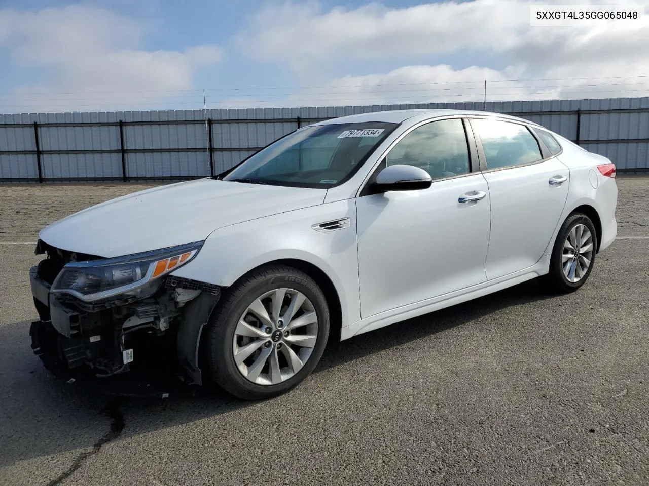 2016 Kia Optima Lx VIN: 5XXGT4L35GG065048 Lot: 79771334