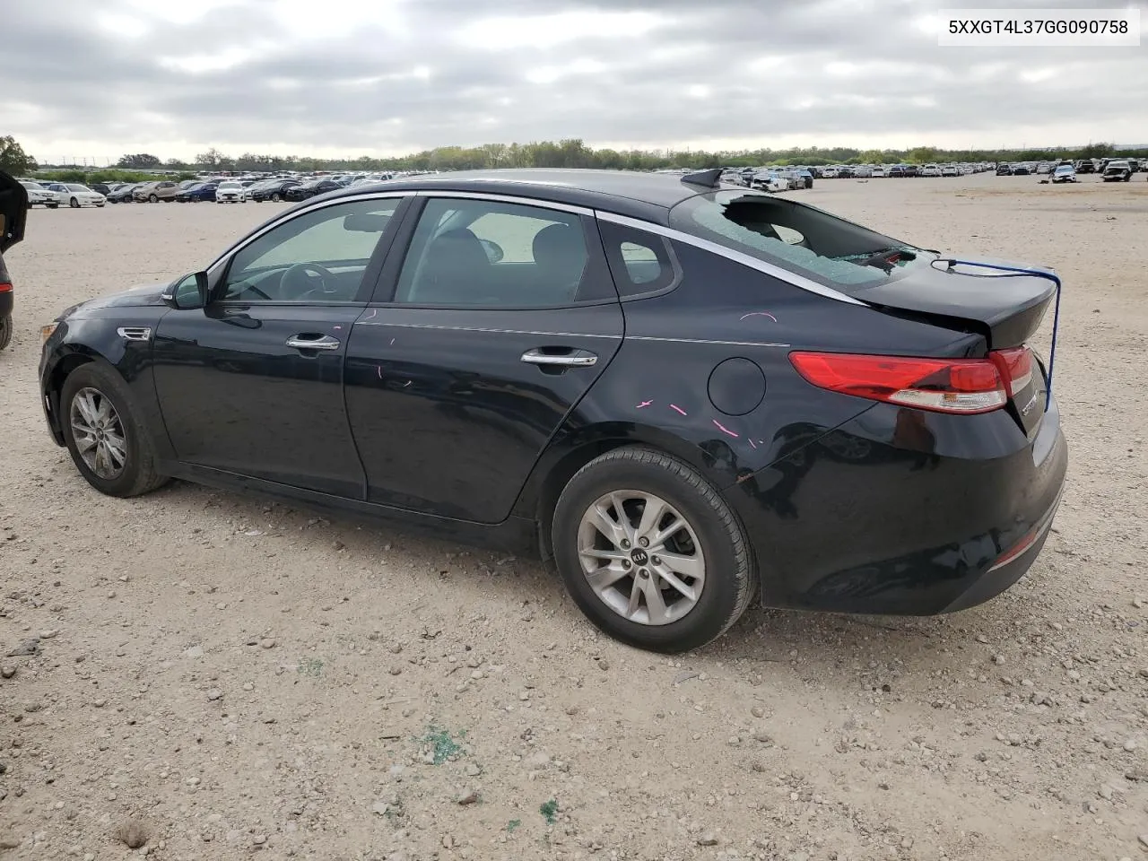 2016 Kia Optima Lx VIN: 5XXGT4L37GG090758 Lot: 80085144