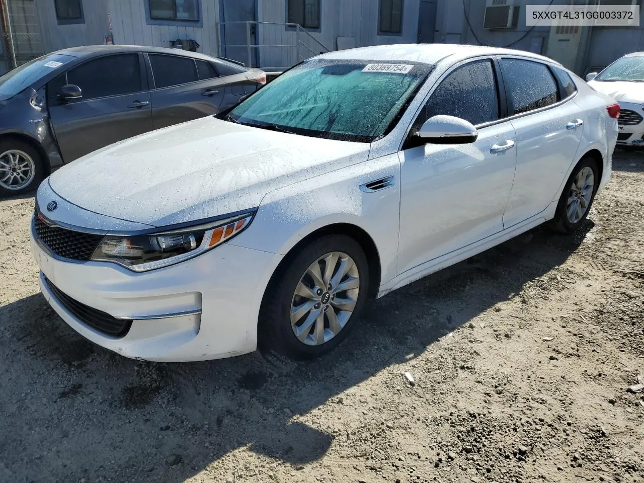 2016 Kia Optima Lx VIN: 5XXGT4L31GG003372 Lot: 80369754