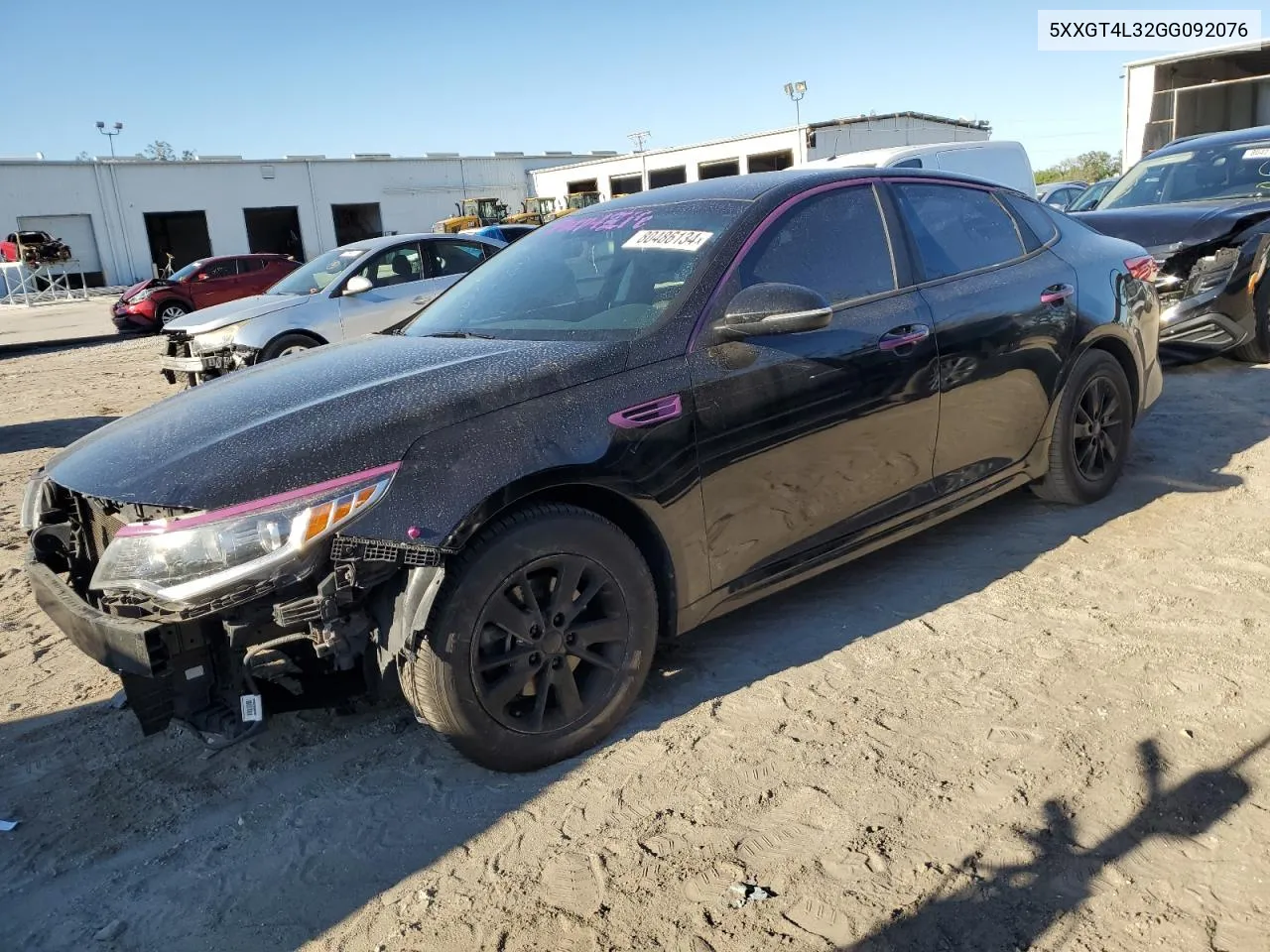 2016 Kia Optima Lx VIN: 5XXGT4L32GG092076 Lot: 80486134