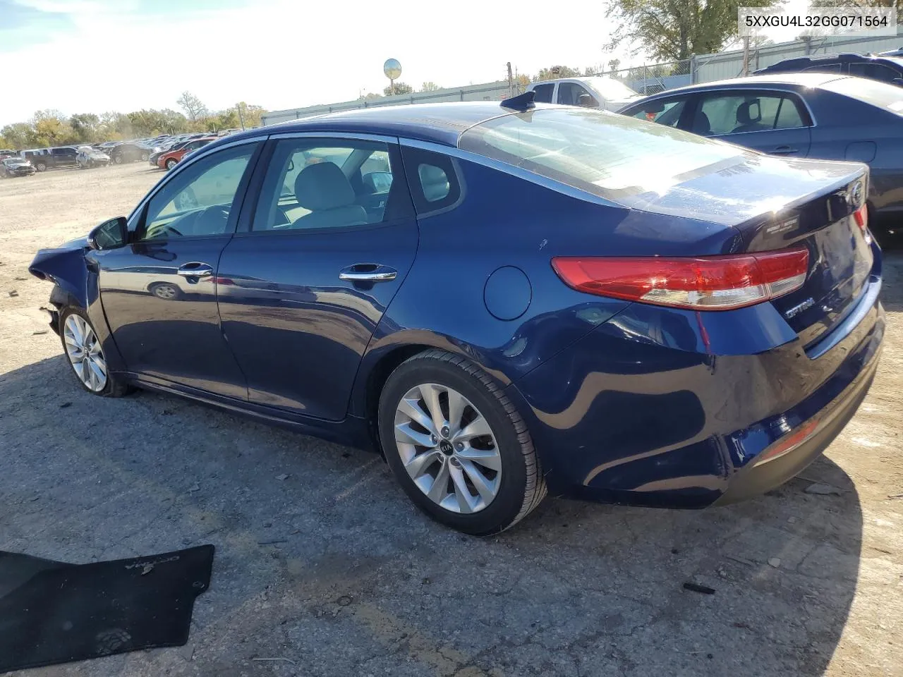 2016 Kia Optima Ex VIN: 5XXGU4L32GG071564 Lot: 80529784