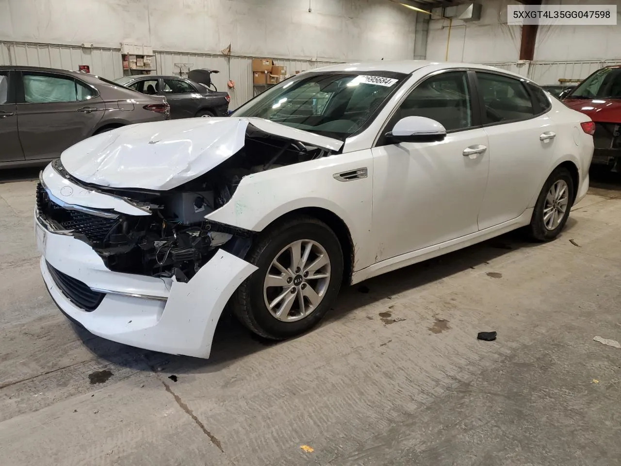 2016 Kia Optima Lx VIN: 5XXGT4L35GG047598 Lot: 80695684