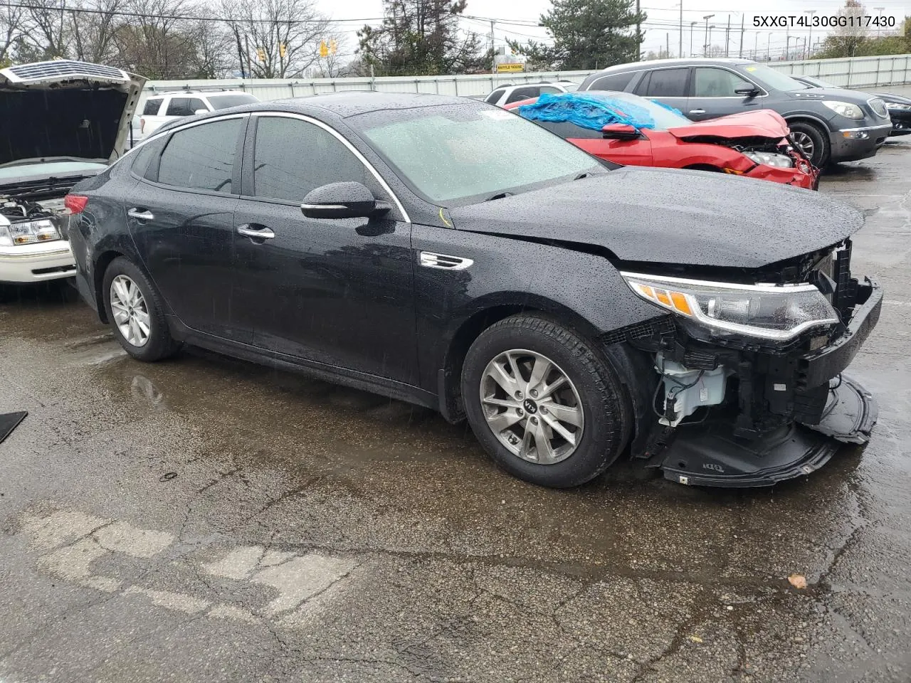 2016 Kia Optima Lx VIN: 5XXGT4L30GG117430 Lot: 81452084