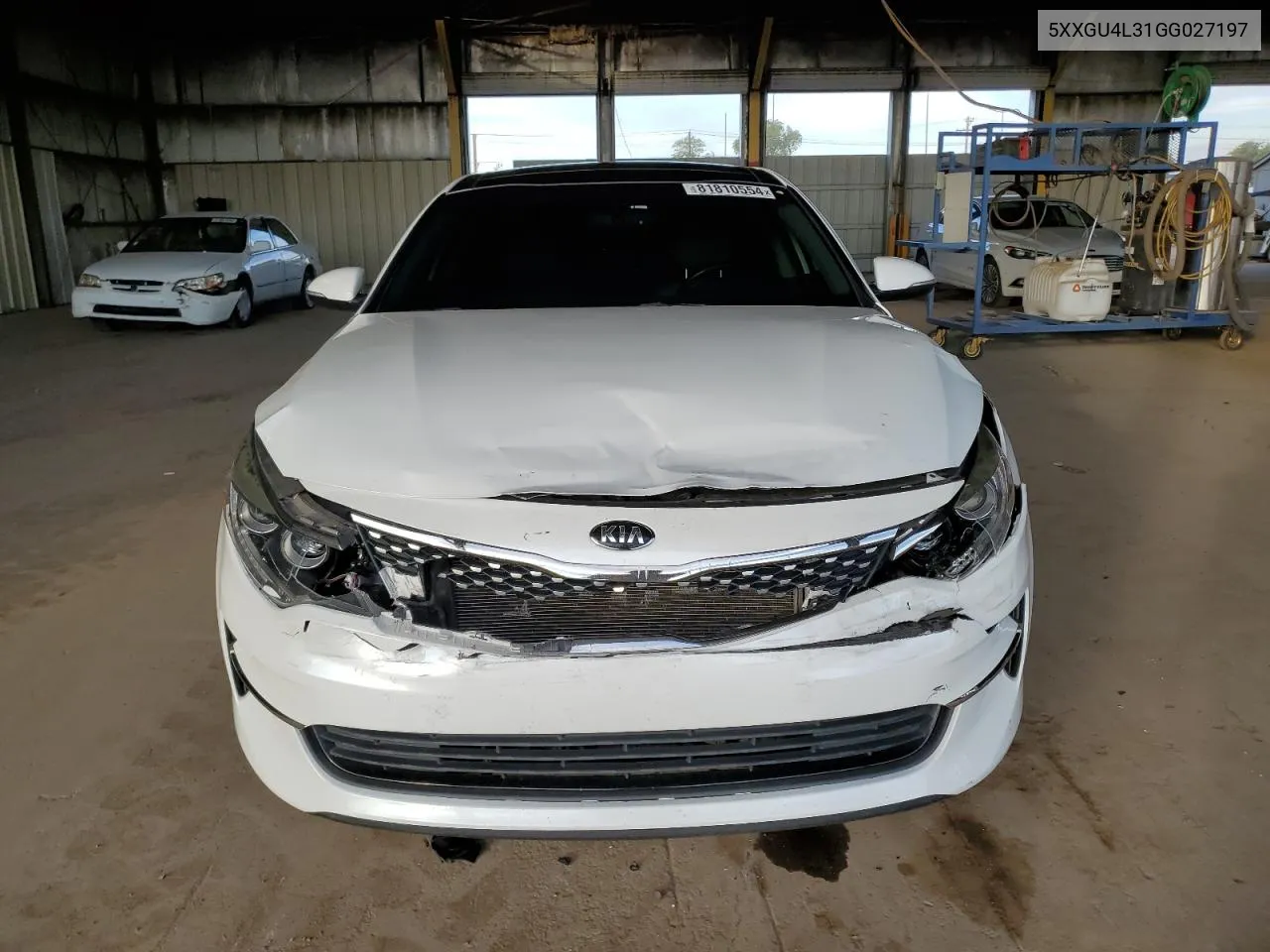 2016 Kia Optima Ex VIN: 5XXGU4L31GG027197 Lot: 81810554