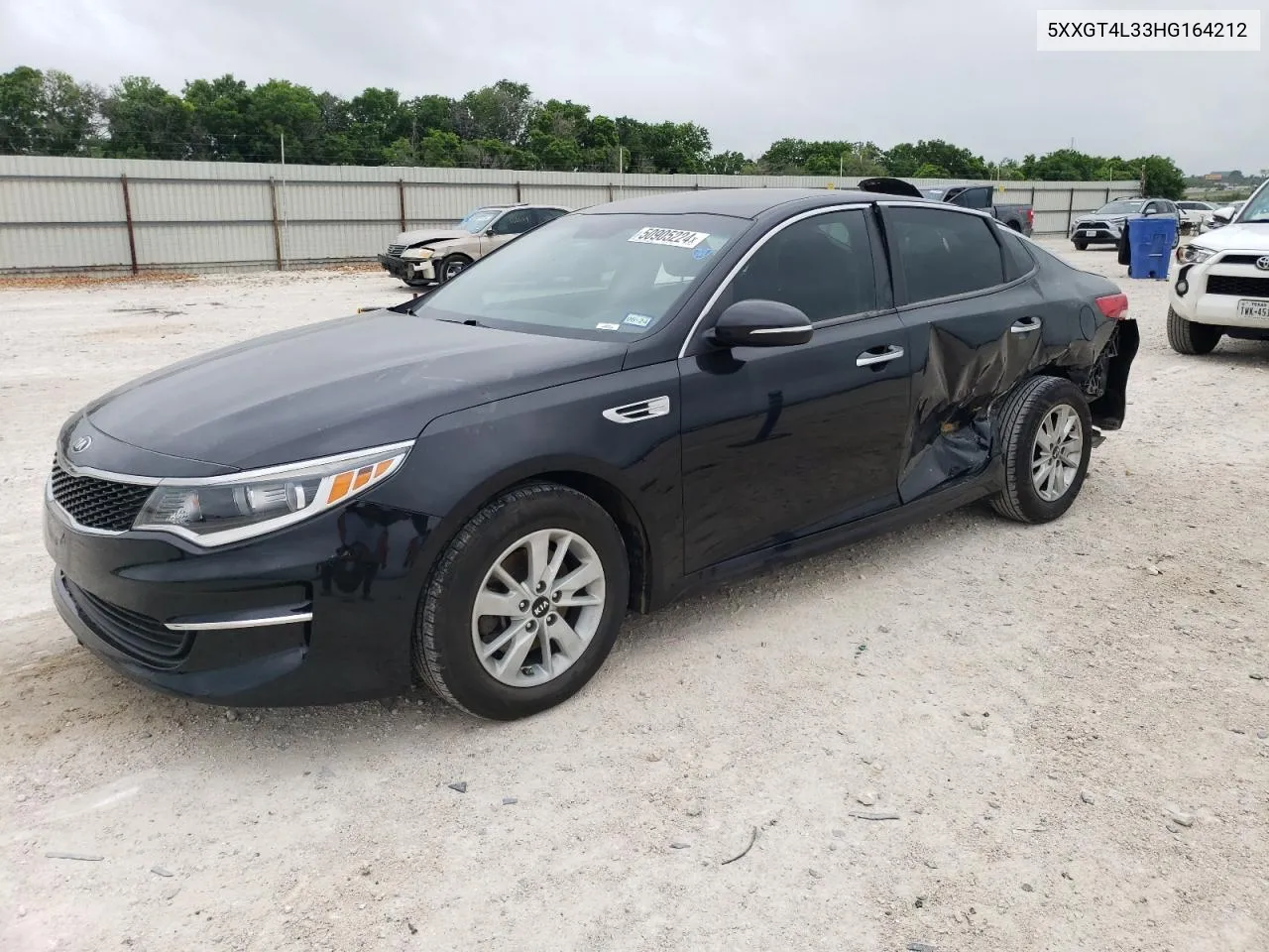 2017 Kia Optima Lx VIN: 5XXGT4L33HG164212 Lot: 50905224