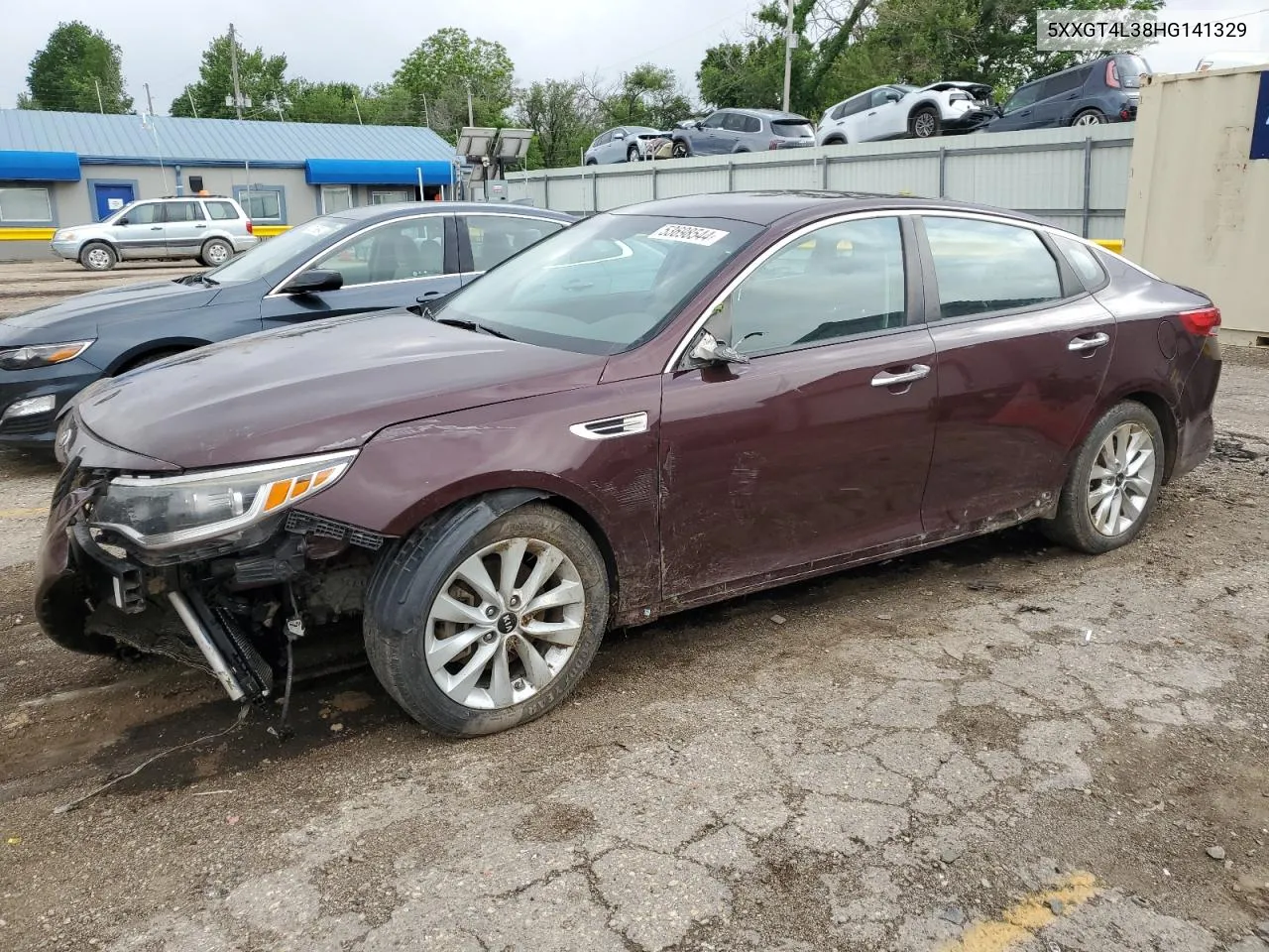 2017 Kia Optima Lx VIN: 5XXGT4L38HG141329 Lot: 53698544