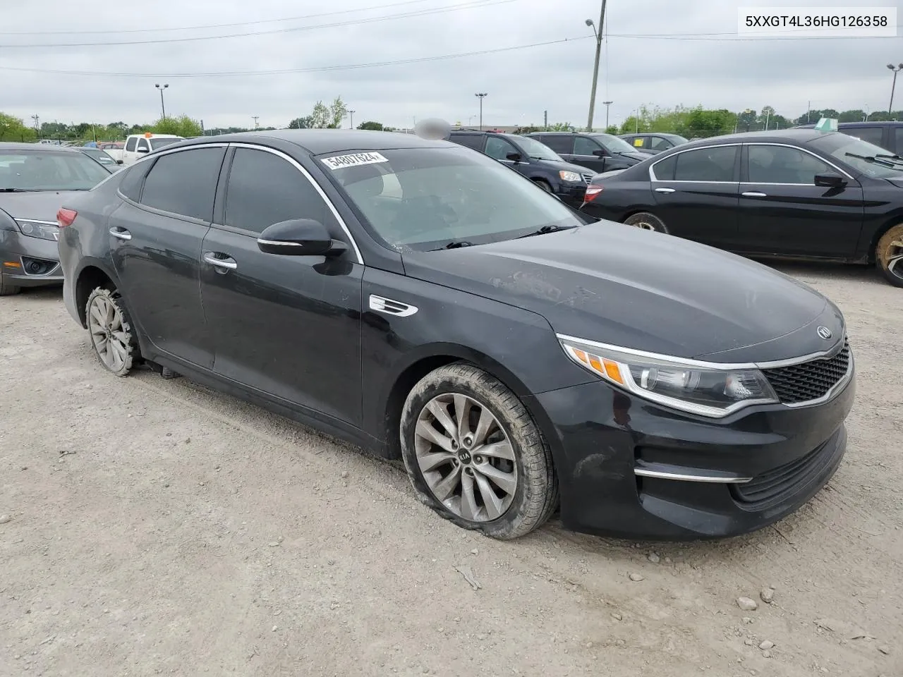 2017 Kia Optima Lx VIN: 5XXGT4L36HG126358 Lot: 54807624