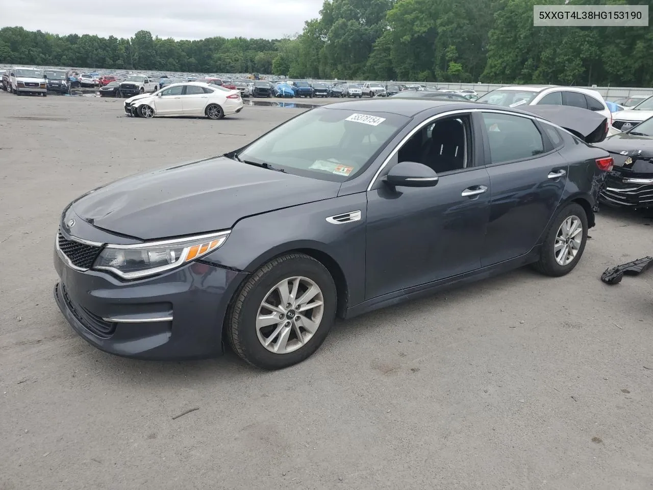 5XXGT4L38HG153190 2017 Kia Optima Lx