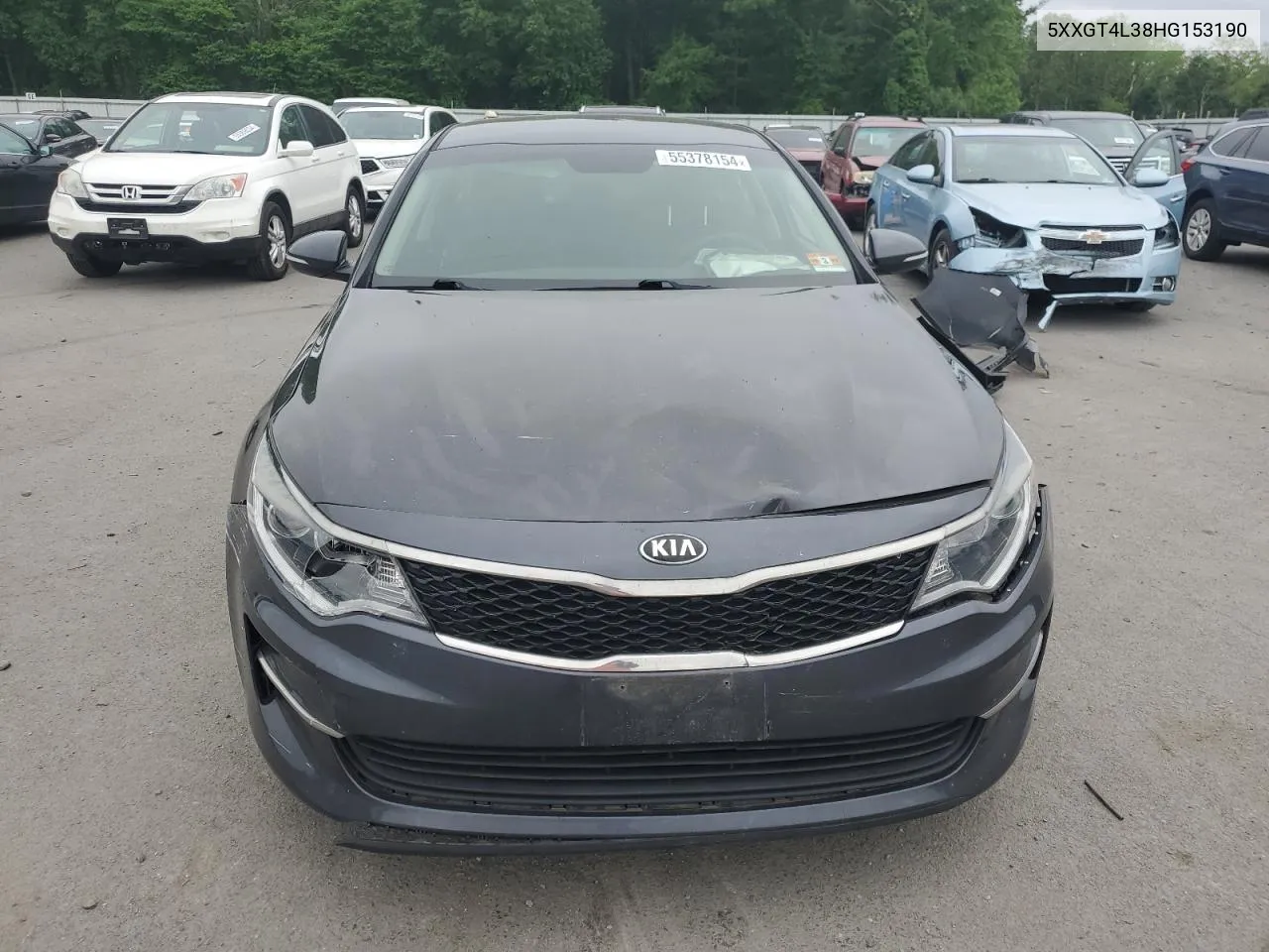 2017 Kia Optima Lx VIN: 5XXGT4L38HG153190 Lot: 55378154