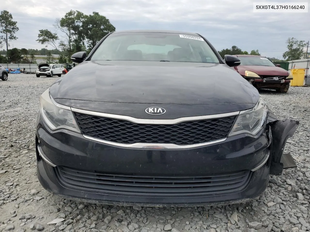 2017 Kia Optima Lx VIN: 5XXGT4L37HG166240 Lot: 55998204