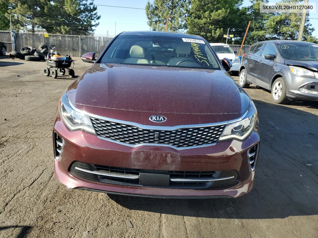 2017 Kia Optima Sxl VIN: 5XXGV4L20HG127040 Lot: 57914614