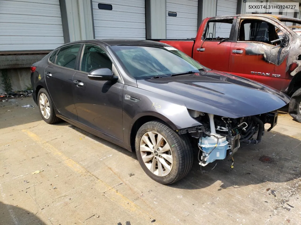 2017 Kia Optima Lx VIN: 5XXGT4L31HG124727 Lot: 60173703