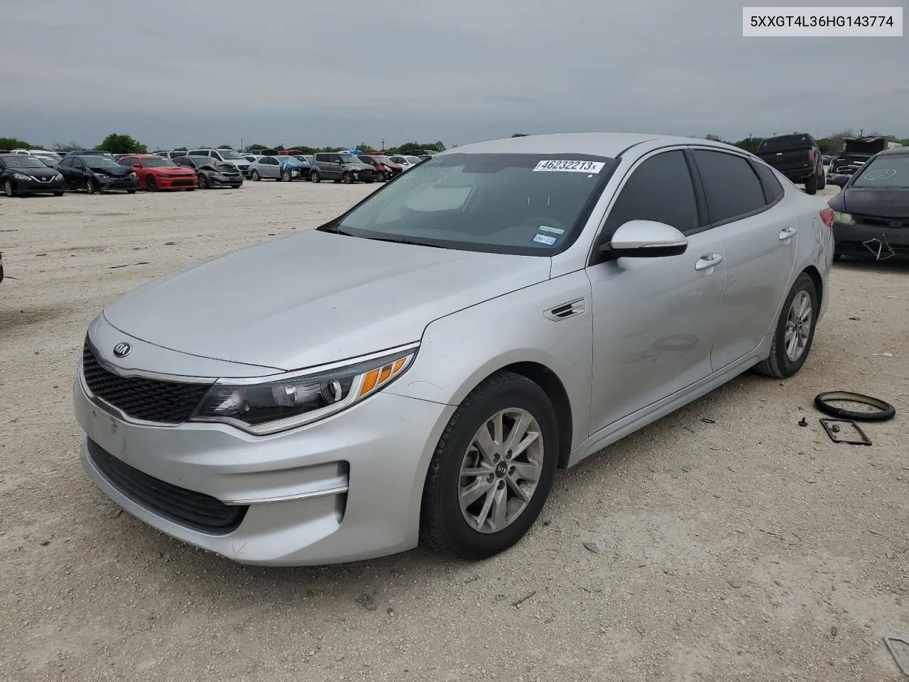 5XXGT4L36HG143774 2017 Kia Optima Lx