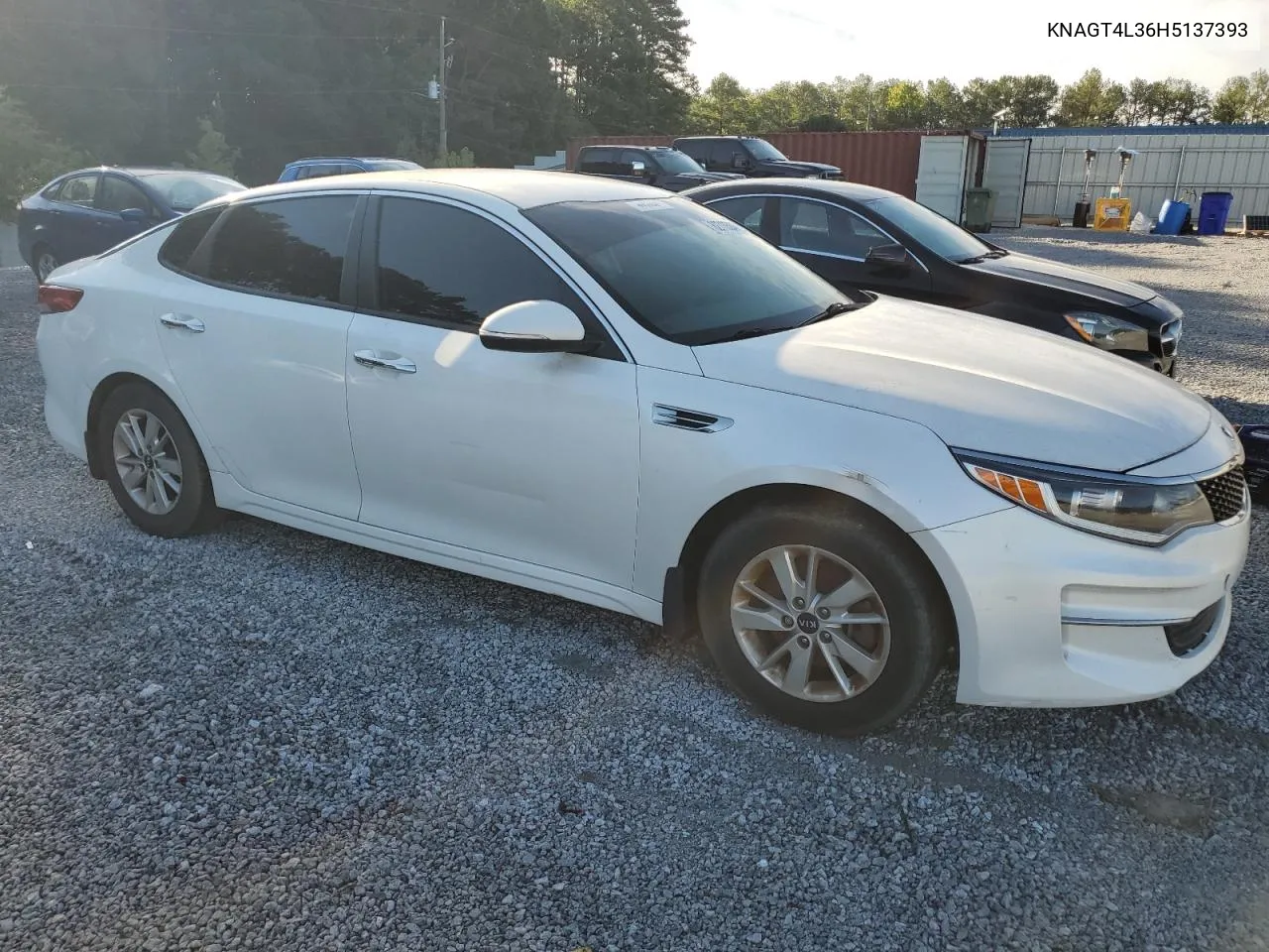 2017 Kia Optima Lx VIN: KNAGT4L36H5137393 Lot: 62713504