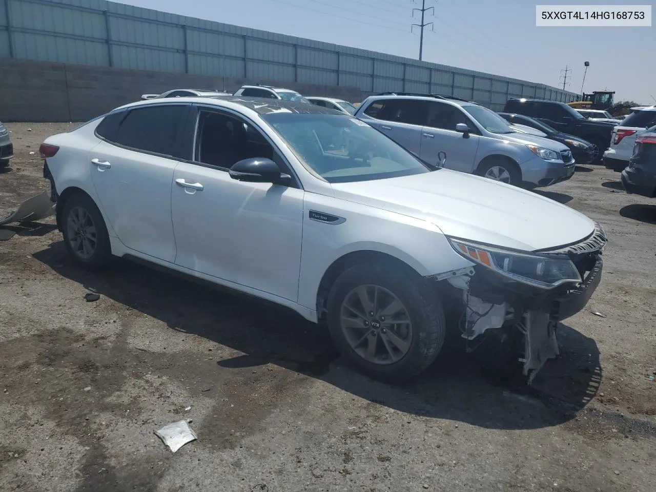 5XXGT4L14HG168753 2017 Kia Optima Lx