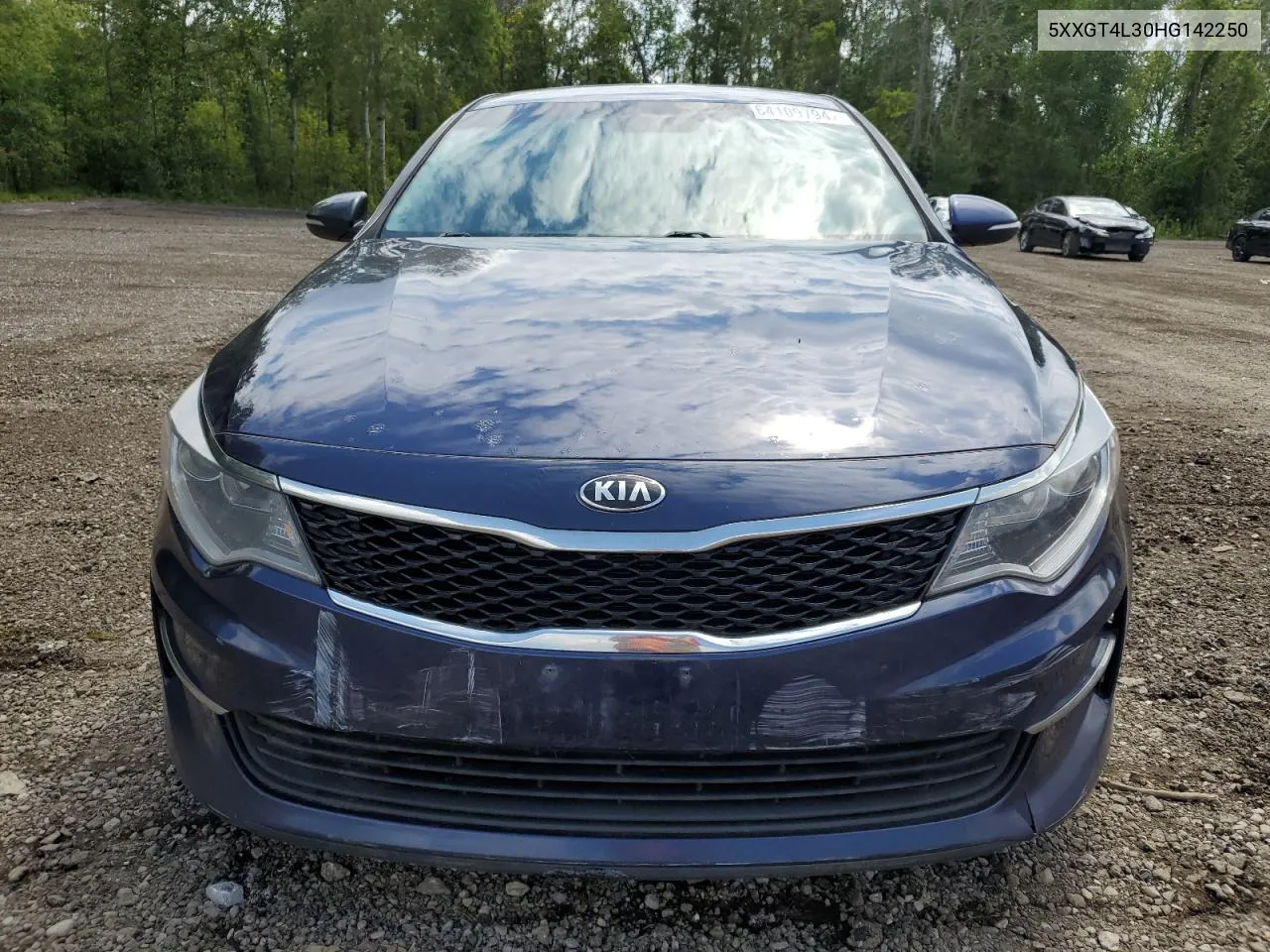 2017 Kia Optima Lx VIN: 5XXGT4L30HG142250 Lot: 64109794