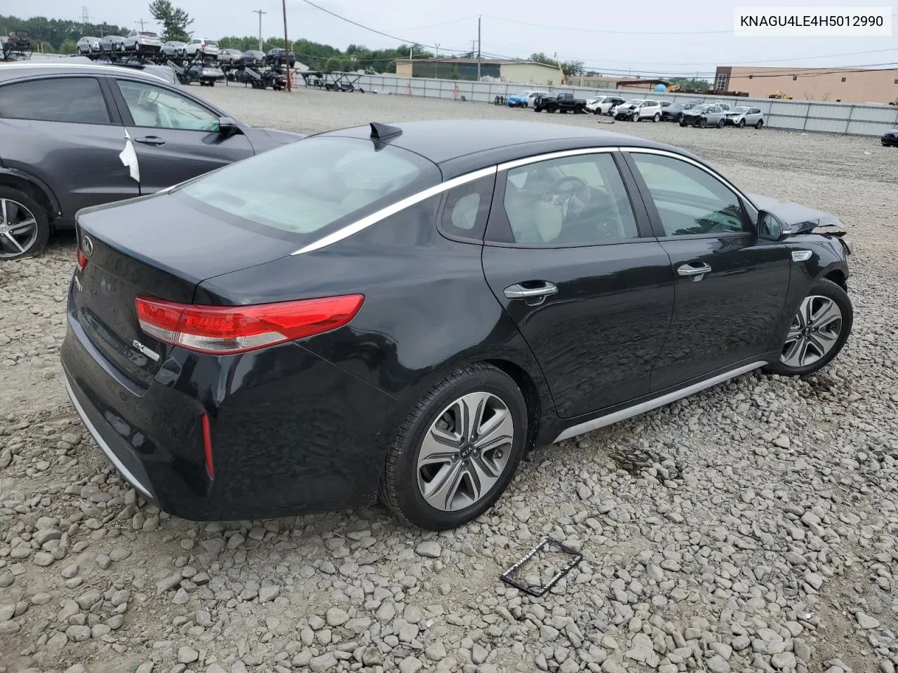 2017 Kia Optima Hybrid VIN: KNAGU4LE4H5012990 Lot: 64192674